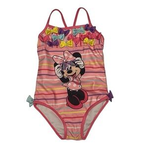 Minnie Mouse Bathing Suit Girls Size 5/6